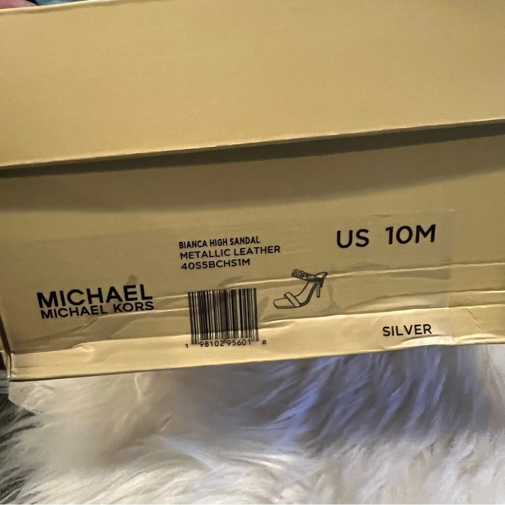 NIB MICHAEL Michael Kors Women's Bianca Sandals Heels - Picture 7 of 7